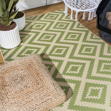 Sintra Diamond Tribal Indoor/outdoor Area Rug